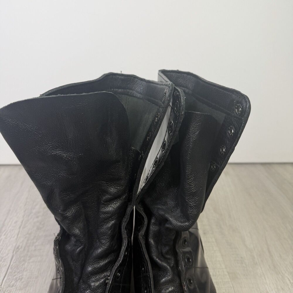 Vintage Corcoran 1500 Black Lace Up Jump Boots Mens 10 D No Laces EUC Leather E - Picture 4 of 11
